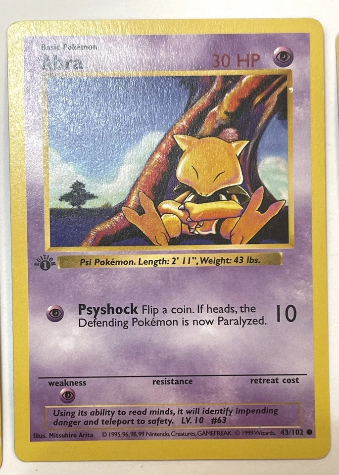 Pokémon 1st Edition Shadowless Base Set 12x Lot W/ Ivysaur Abra Koffing Bill + - Image 4 of 4