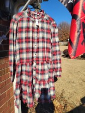 Gap Plaid Holiday Dress. Womens Large