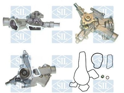 Saleri SIL PA935 water pump, engine cooling for Opel, Vauxhall