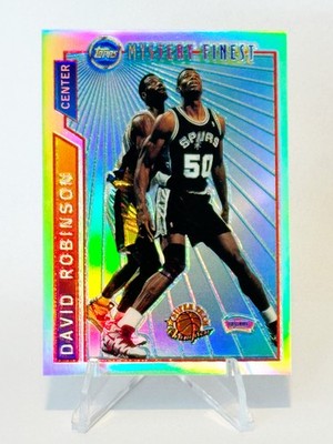 1996-97 Topps - Super Team Champions Mystery Finest David Robinson #M9 Refractor