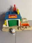 Vintage Little People #2582 Floating Marina Playset 1980's Boats Figure Good GUC