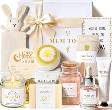 Baby Shower Gifts, New Mum Pamper Kit, Luxury Self Care Relaxation Spa Kit for P