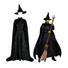 Wicked Part One Elphaba Cosplay Costume | Movie Outfit