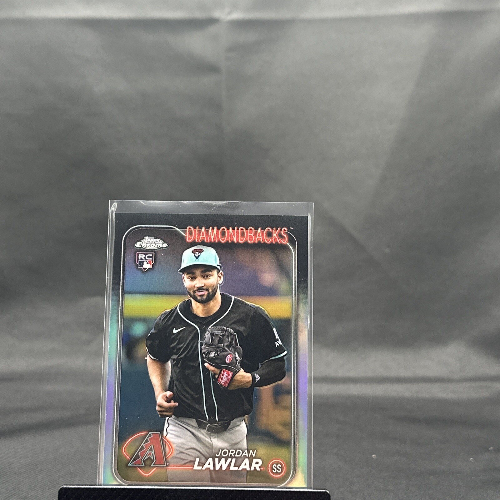2024 Topps Chrome Jordan Lawlar SP Image Variation RC Refractor Arizona #229