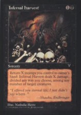 Infernal Harvest - Visions: #62, Magic: The Gathering Lp R173