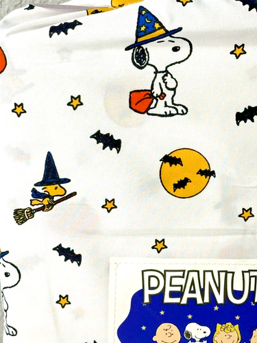 Juego de sábanas 2024 Peanuts Halloween Berkshire Queen Snoopy Woodstock bruja murciélagos - Imagen 4 de 8