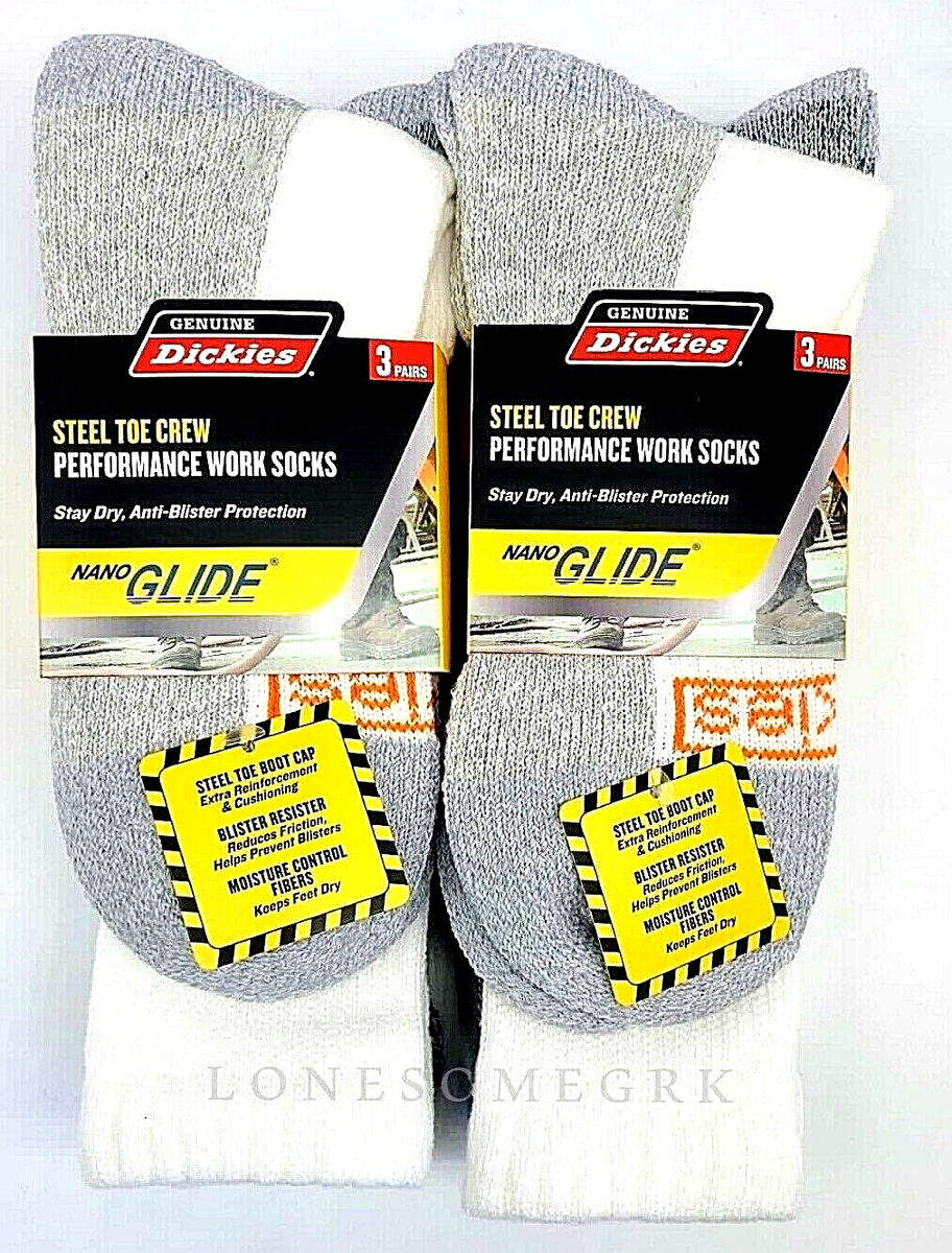 【NONCODE】Gendy Socks Middle Boots 3 Pairs Mens Dickies Heavy Duty Steel Toe Fully Cushioned