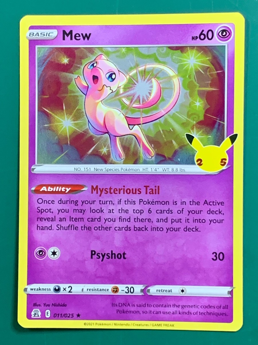 Mew 025/025 Pokemon Celebrations 英語版 Pokemon - Mew 025/025