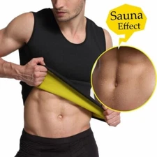 The Kewlioo Men Slimming Sauna Vest Body Belly Shaper Underwear Waist Girdle -