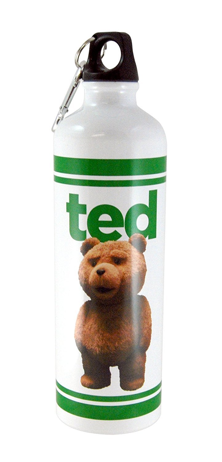 Talking Ted Aluminum 4.8 Inch Water Bottle for Kids - Printe