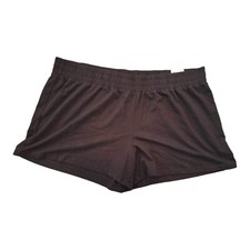 NEW Xersion Plus Loose Fit Womens Pull On Sweat Shorts Black Size 3X