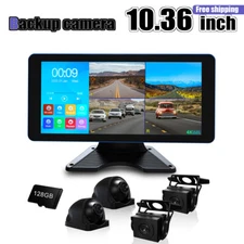 10.36" Backup Camera  w/DVR Recording Music Video Playback Avoid Blind for RV