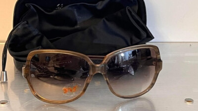 GIORGIO ARMANI 756/SI6MS8 Italy Brown Frame Sunglasses 130MM $340 NIB #5