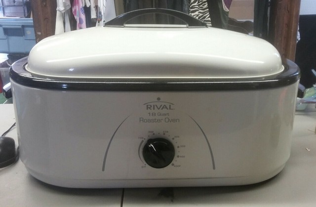 Rival Roaster Oven 18 Quart White Ro188 For Sale Online