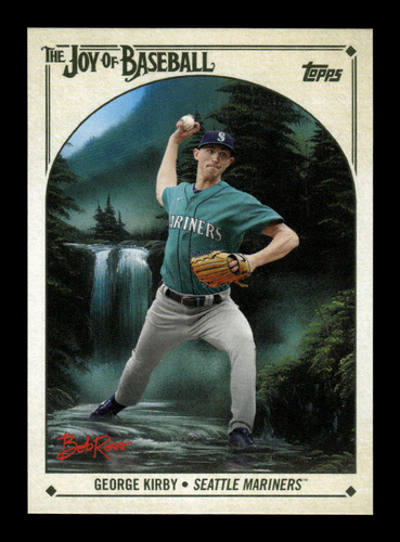 2023 Topps X Bob Ross The Joy of Baseball Baseball Base #1-100 ~ Scegli la tua carta - Foto 51 di 200