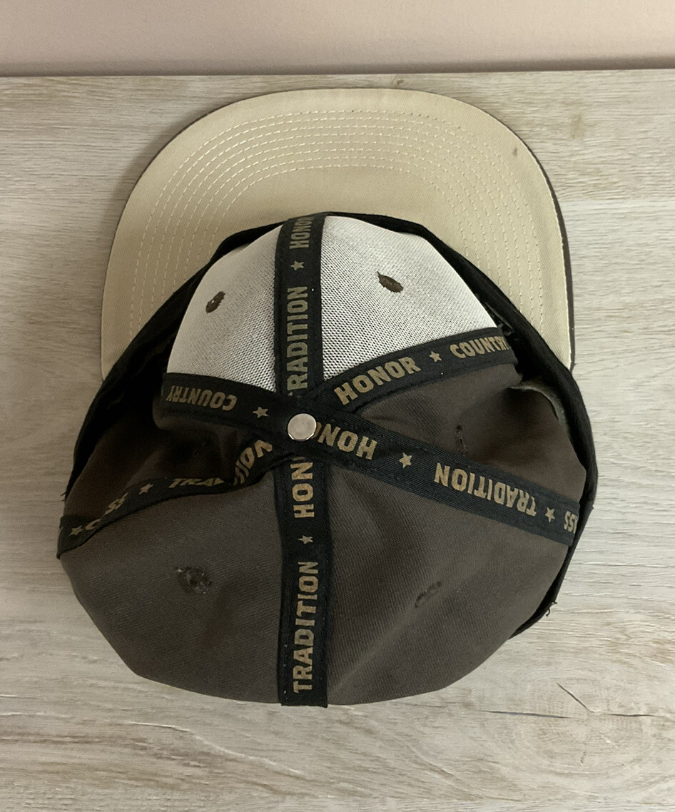 Baseballism Checkered Brown Hat/Cap Snapback With… - image 7
