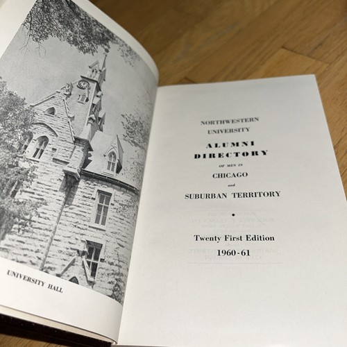 1960 - 1961 NORTHWESTERN UNIVERSITY ALUMNI DIRECTORY 582 pages - Imagen 3 de 15