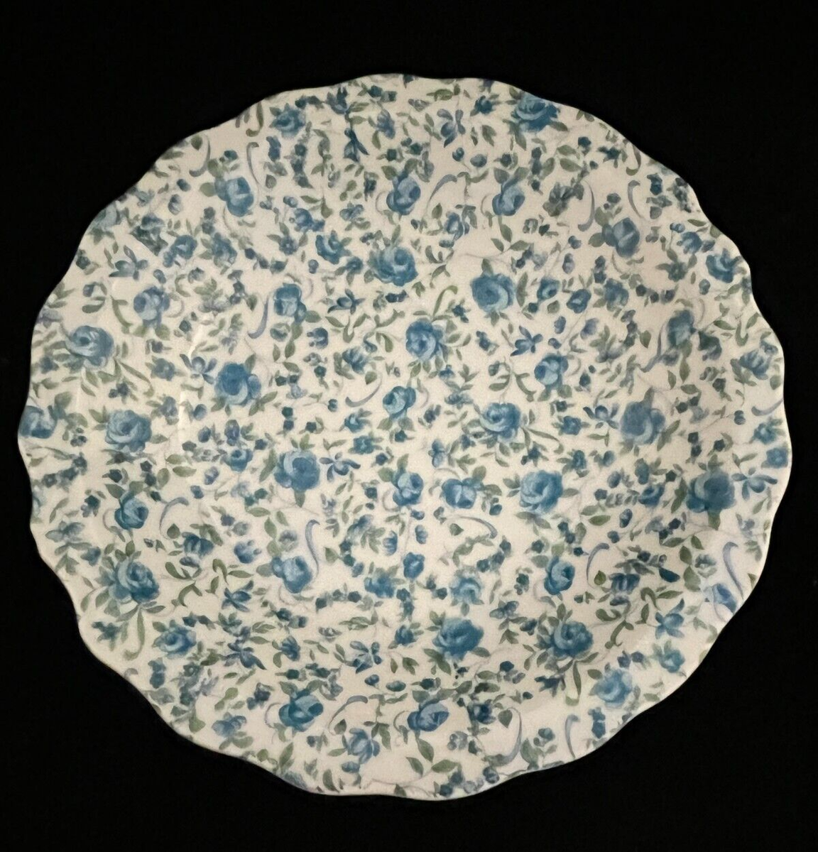 vintage made in Japan bowl for pitcher set blue chintz | eBay