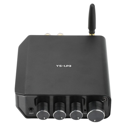 Amplificador Digital Hi-Fi Estéreo Mini Bluetooth 5.4 Audio Escritorio Amplificador de Potencia 50W*2 - Imagen 7 de 29