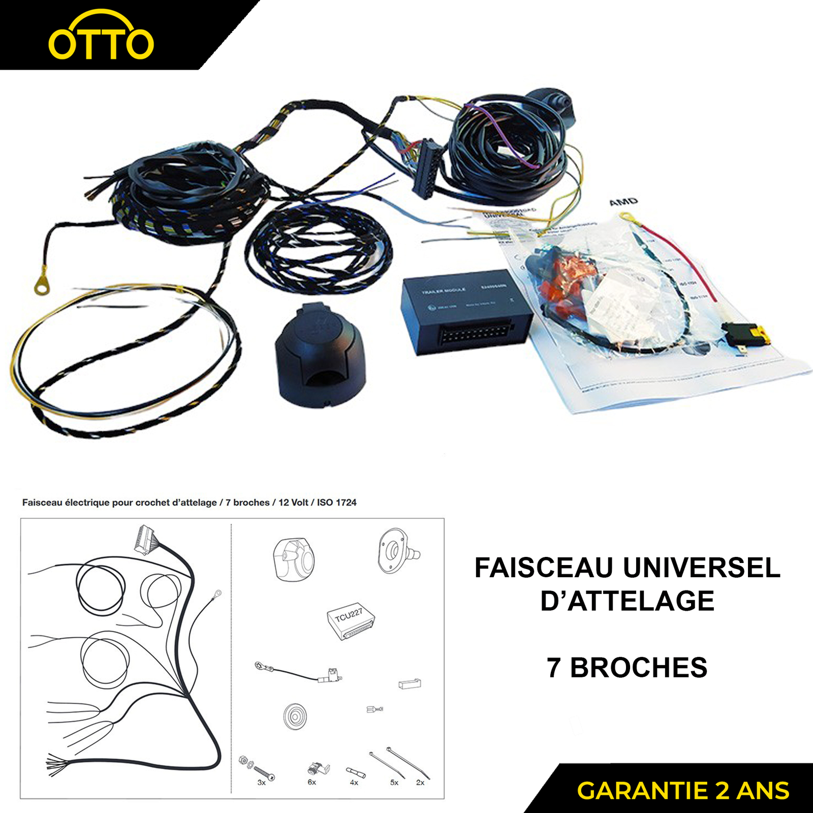 Boîtier universel attelage multiplexé pour corriger l'erreur odb