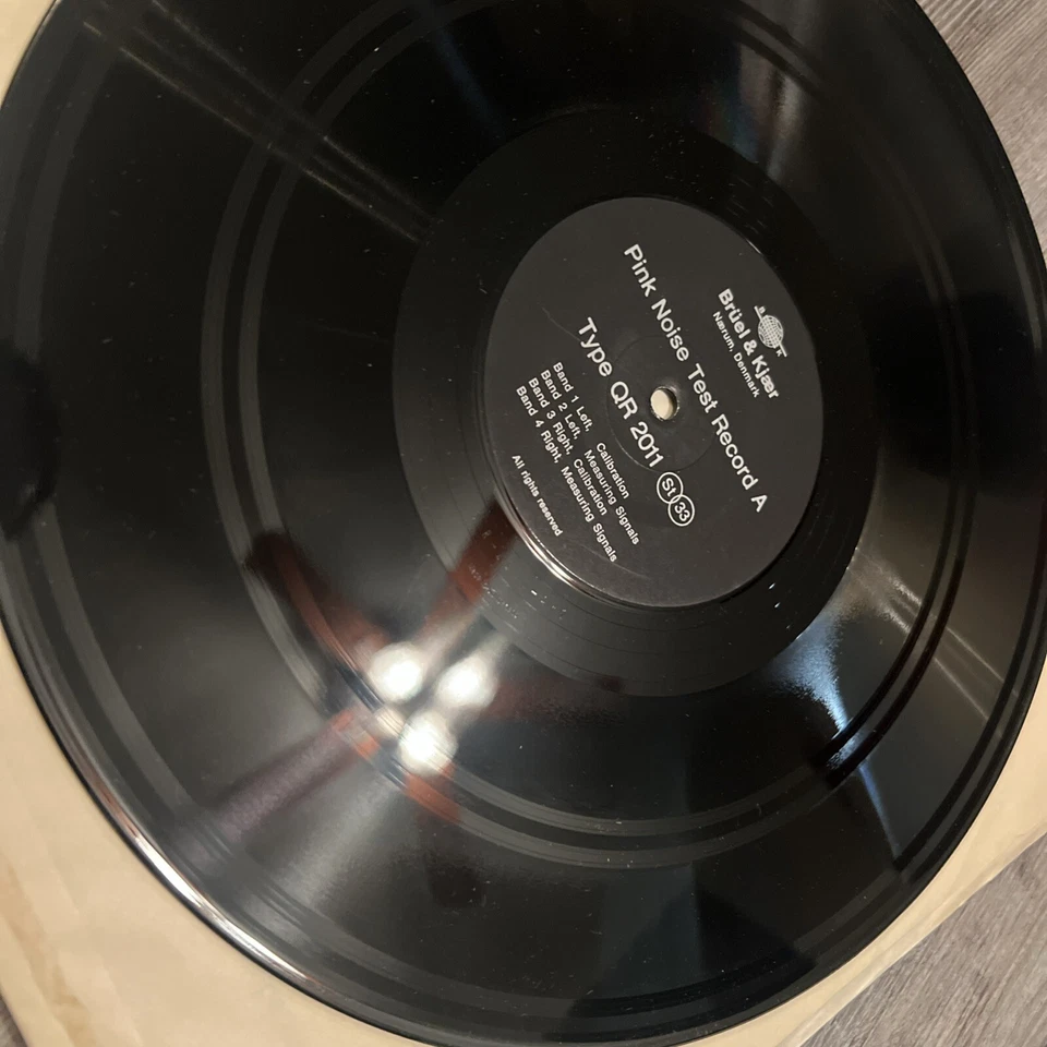 PINK NOISE TEST RECORD TYPE QR 2011~NM- BRÜEL AND KJÆR NÆRUM DENMARK LP — 第 4/4 张图片