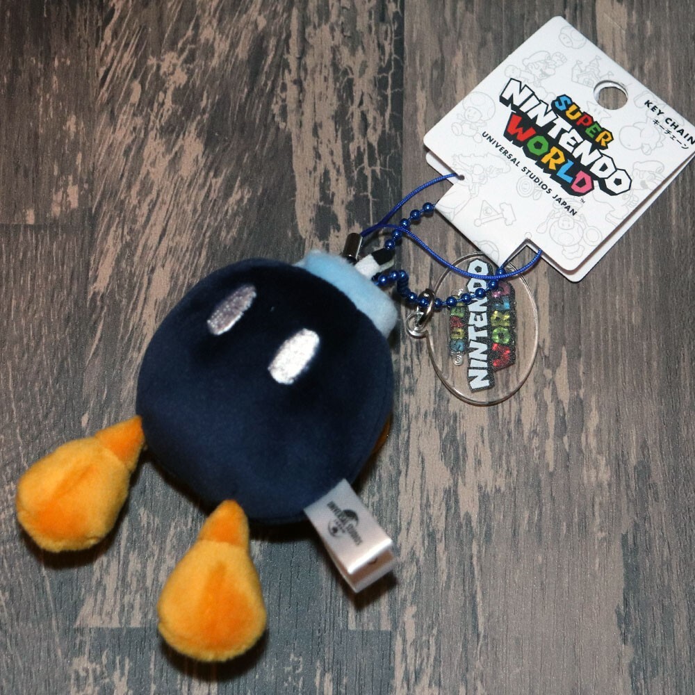 SUPER NINTENDO WORLD Bob-omb Plush Keychain Figure USJ JAPAN