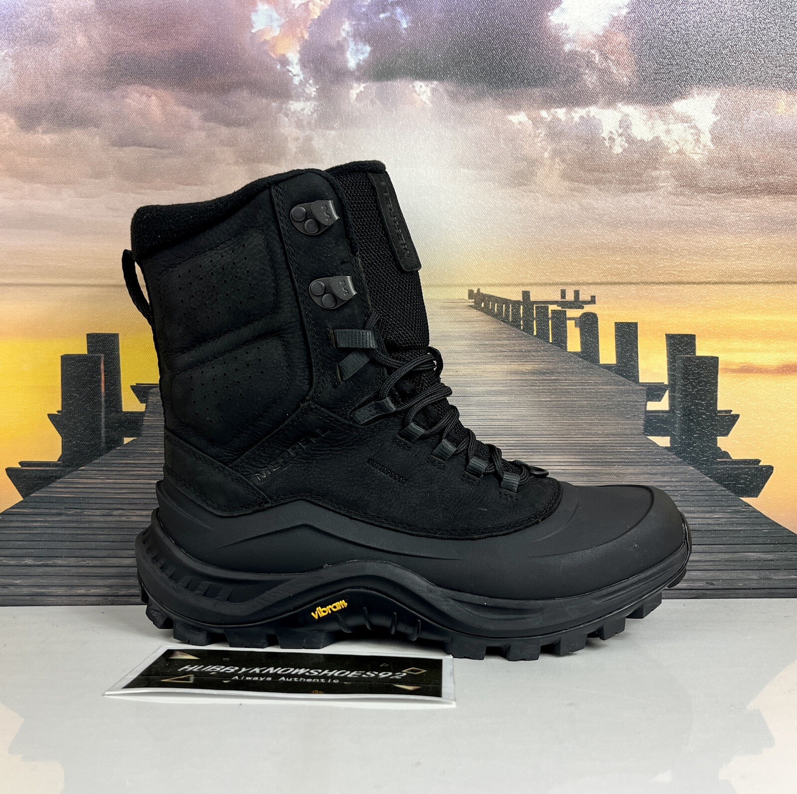Men's Merrell Thermo Overlook 2 Mid Arctic Grip Waterproof Winter Boots Size 8