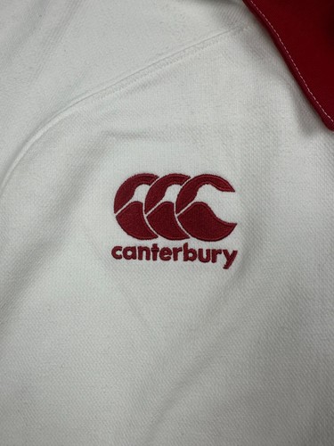 Camiseta de rugby Canterbury England vintage manga larga blanca talla L - Imagen 3 de 7