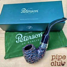 Peterson Donegal Rocky Bent Billiard (X220) Fishtail Pipe - NEW
