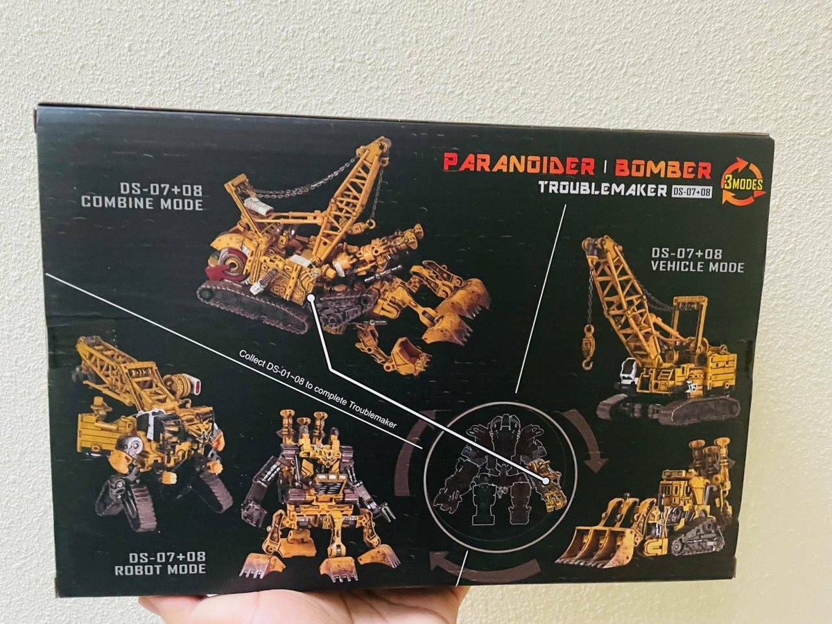 Transform Devil Saviour DS-07A PARANOIDER DS-07B Bomber