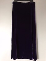 East Bnwt, Luxurious Deep Royal Purple, Silk Velvet Long Skirt M 12 / 14 East Bnwt, Luxurious Deep Royal Purple, Silk Velvet Long Skirt M 12 / 14