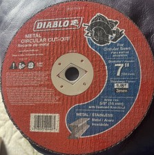 Diablo 7 in. D X 5/8 in. S Aluminum Oxide Metal Circular Cut-Off Disc 2 PK