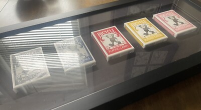 Framed Complete Set of KAWS Original Fake BICYCLE Playing Cards