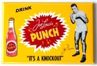 Joe Louis Punch FRIDGE MAGNET soda sign boxing poster