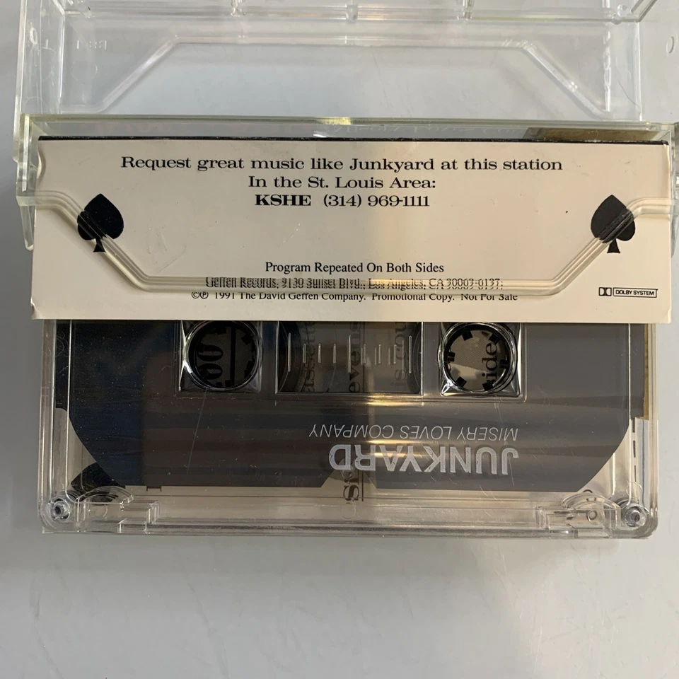 Junkyard Misery Loves Company (Cassette) Promo KSHE 95 St Louis - Image 2 of 2