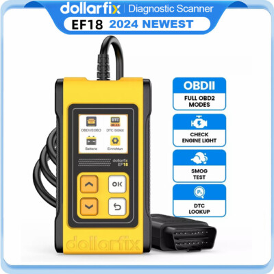 DOLLARFIX EF18 Car Scanner OBD2 Code Reader Engine Fault Auto Diagnostic Tool 
