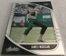 2020 Panini Absolute Football James Morgan New York Jets Silver Rookie #147