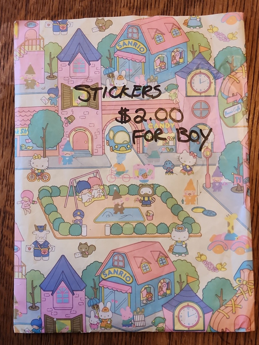 Vintage 1976 79 83 HELLO KITTY Sanrio CO LTD Store Paper Bag