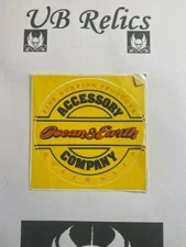 Ocean & Earth Red Yellow 80's Original OE Australia V26B Vintage Surfing STICKER