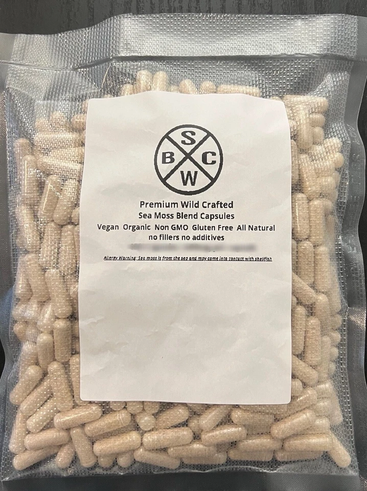 Cápsulas de musgo marino irlandés - 100 unidades - BOOST ENERGY & HEALTH - envío gratuito Foto 4 de 4