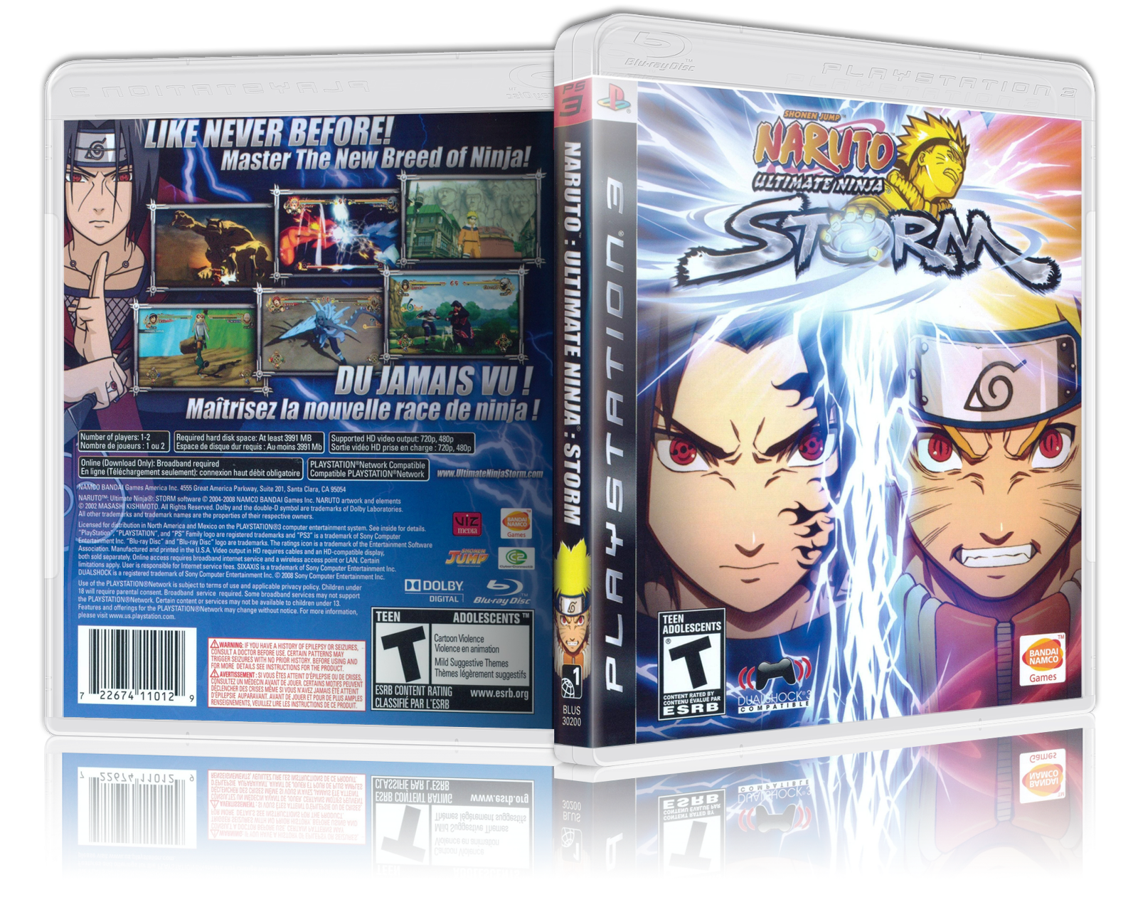 Naruto Shippuden Ultimate Ninja Storm Generations – U.S Ver. (PS3) cover  front