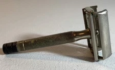Vintage Gillette Razor Super Speed Black Tip X-2 1952