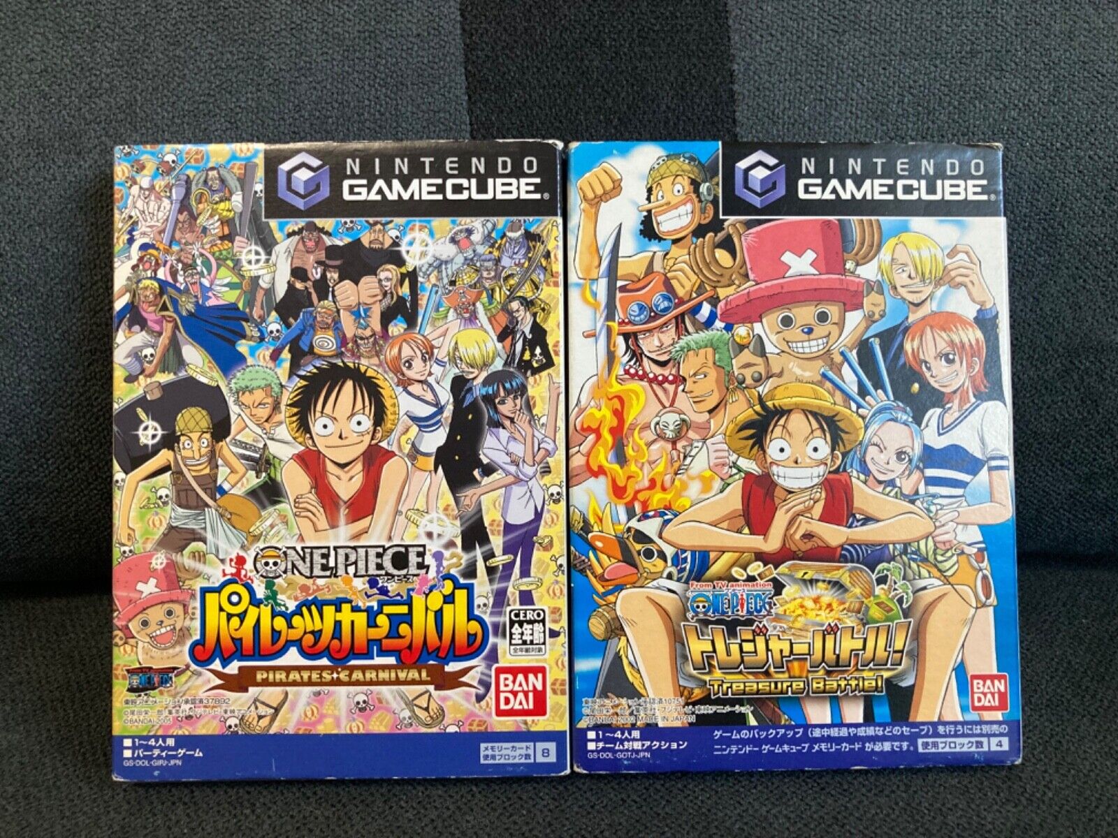 One Piece Treasure Battle & Pirates Carnival Nintendo GameCube GC