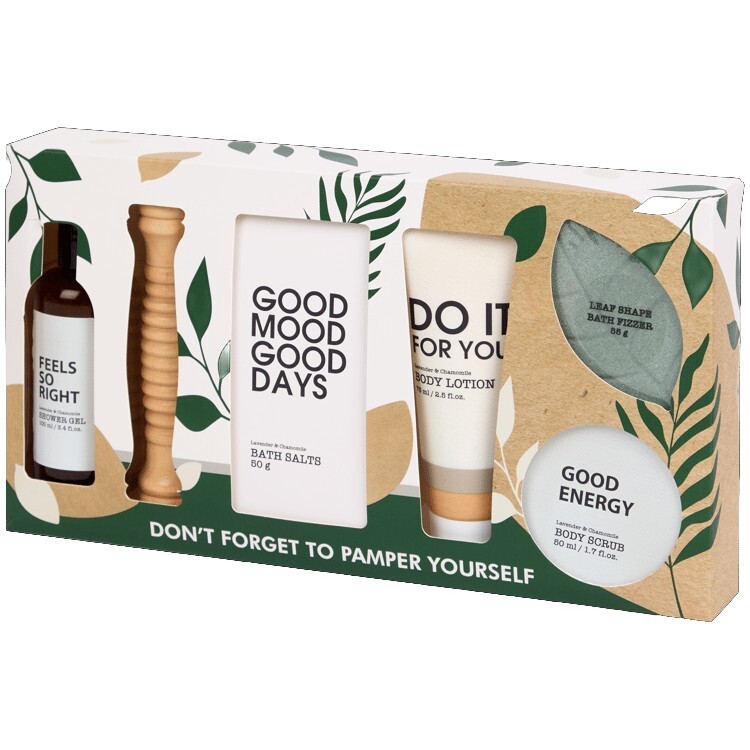 Set De Regalo Sal De Baño, Loción Corporal, Exfoliante, Pastilla Efervescente