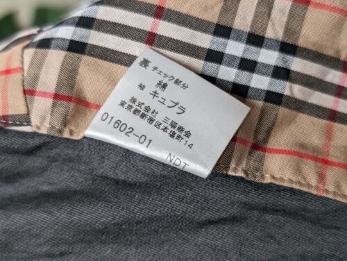 Vintage Burberry Gray Jacket Checkered Lining Women's Size S - Picture 9 of 23