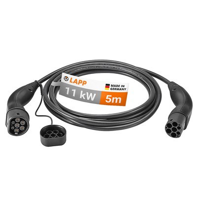 Ladekabel 5m E-Auto Typ 2, 11 kW/20 A, 3-Phasig Lapp Mobility