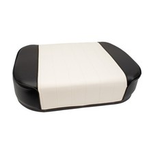 Seat Bottom Black White Vinyl Steel For Farmall 460 560 660