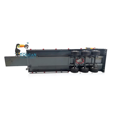 Metal Heavy CNC 3Axle Trailer Tail Lamp Lights For Tamiye 1/14 RC Tractor Truck - Picture 2 of 9