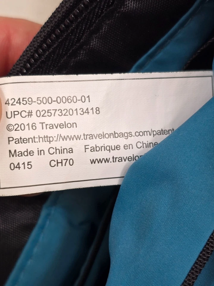 Travelon Black Anti Theft Classic Mini Crossbody Shoulder Bag 8.5" x 8.5" - Image 2 of 4