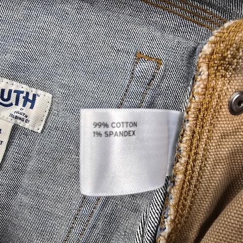 Duluth Jeans Mens 44 x 34 (44 x 33.5) Flex Ballroom Relaxed Fit Heavy Blue Denim - Picture 17 of 17